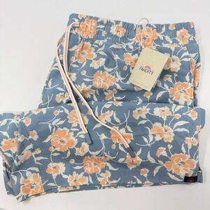 Faherty Shorelite Trunk River Waters Blossom Floral Print Men's XXL NEW